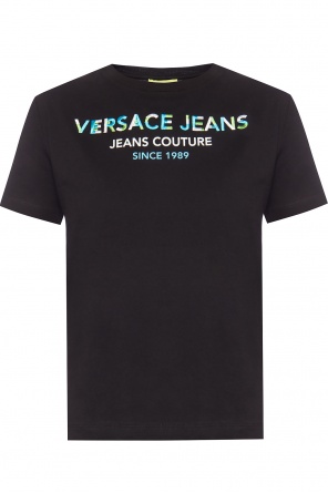 Logo-embroidered t-shirt, zdjęcie 1 Logo-embroidered t-shirt od Versace Jeans